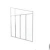 Kép 2/4 - Palram Sierra pergola oldalfal (fehér)