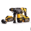 Kép 2/3 - DeWalt SDS-Plus 54V XR FLEXVOLT kefe nélküli 3 üzemmódú gyorstokmányos fúrókalapács DCH334X2-QW