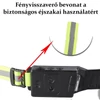 Kép 3/23 - Fejlámpa újratölthető LED 270 széles fénysugár vízálló  Smart Sensor fényszóró kempingezéshez, horgászathoz