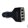 Kép 1/2 - Telefon töltő szivargyújtóba 4db USB B aljzattal (fekete)