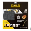 Kép 1/2 - Stanley Csiszolóháló szett Kör 225mm 2x120g/3x240g