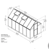 Kép 2/2 - Palram Multiline 6x12 - polikarbonát üvegház