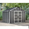 Kép 2/6 - Palram Yukon 11' x 9' antracit - bővíthető kerti tároló