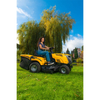 Riwall RLT 92 HRD - fűnyíró traktor hidrosztatikus váltóval és hátsó kidobással, 92 cm