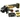 DeWalt 18V XR 125mm kefe nélküli sarokcsiszoló készletben DCG405P2-QW