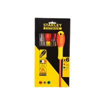 Stanley FatMax 6 db-os szigetelt csavarhúzó készlet PZ (0-65-443)