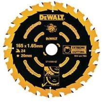 DeWALT EXTREME Fűrészlap 165 x 20 mm, 24 fog DT10300