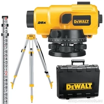 DeWalt 26-szoros optikai szintező készlet DW096PK-XJ DeWalt 26-szoros optikai szintező készlet DW096PK-XJ