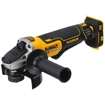 DeWalt 18V XR 125mm kefe nélküli sarokcsiszoló akku és töltő nélkül TSTAK kofferben DCG405NT-XJ