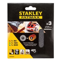 Stanley excenter csiszolóháló szett  Stanley excenter csiszolóháló szett