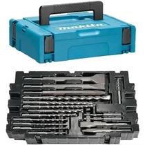 Makita T1 16 db-os SDS-Plus fúró-véső készlet Makpac kofferben
