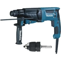 Makita 800W 2,4 J SDS-Plus fúró-vésőkalapács + SDS-Plus tokmány