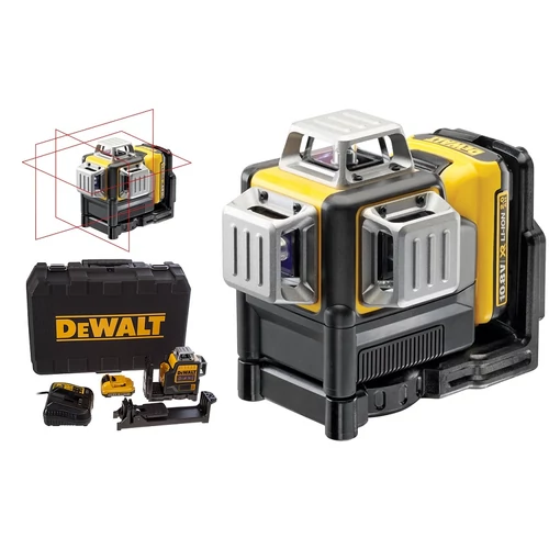DeWalt 10.8V-OS Vonallézer (piros) DCE089D1R-QW