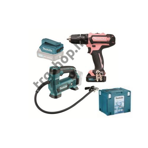 MAKITA CLX233SAX1 Akkus szett hűtődobozzal 12V Li-ion (HP331D+MP100D+ADP08) (1x2,0Ah/12V)