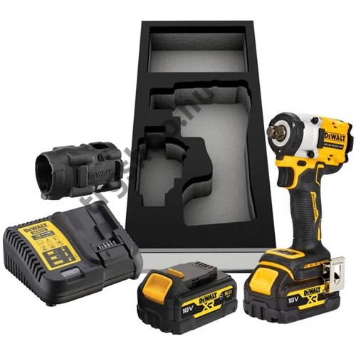 DeWalt 18V XR kompackt ütvecsavarozó 1/2&quot; (406Nm) DCF921P2G-QW