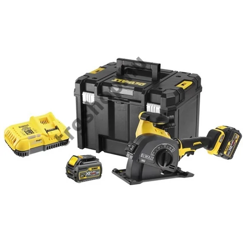 DCG200T2-AP - 54V XR FLEXVOLT Falhoronymaró 2x6.0Ah + töltő, T-STAk kompatibilis tartós kofferben