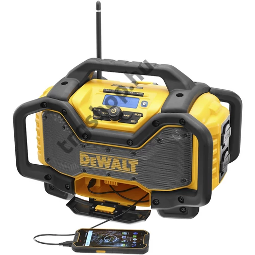 DeWalt 18V XR bluetooth-os rádió és töltő DCR027-QW