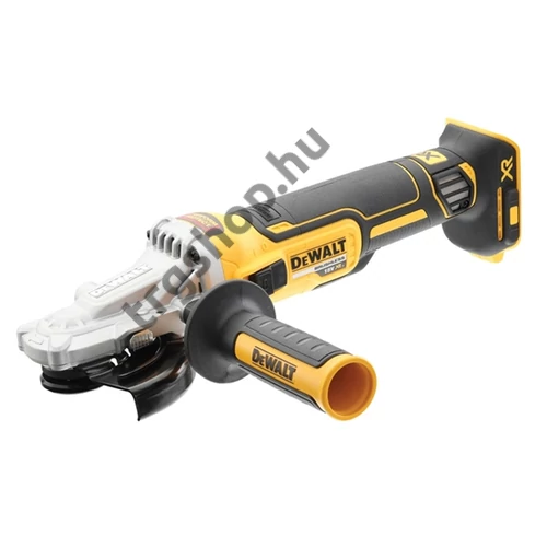 DeWalt 18 V-os XR kefe nélküli lapos sarokcsiszoló akku és töltő nélkül DCG405FN-XJ  125mm