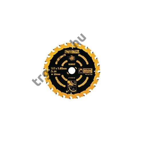 DeWALT EXTREME Fűrészlap 165 x 20 mm, 24 fog DT10300