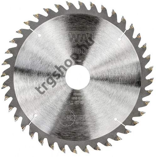 DeWalt körfűrészlap S40 190mm x 3 mm 40T ATB (fa és könnyűfém vágásához) DT4064-QZ