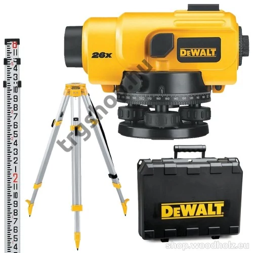 DeWalt 26-szoros optikai szintező készlet DW096PK-XJ