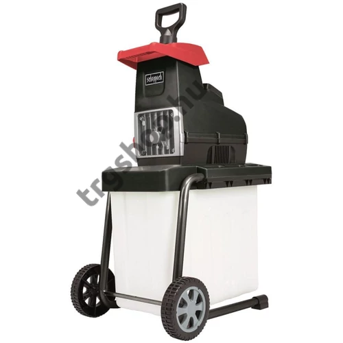 GS 60 - elektromos ágaprító 3000 W motorral, átlátszó gyűjtőedénnyel, hengeres