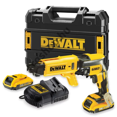 DeWalt Akkus 18.0V-OS XR kefe nélküli gipszkarton-csavarozó DCF620D2K-QW tárazott csavar adagolóval