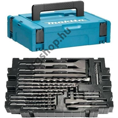 Makita T1 16 db-os SDS-Plus fúró-véső készlet Makpac kofferben