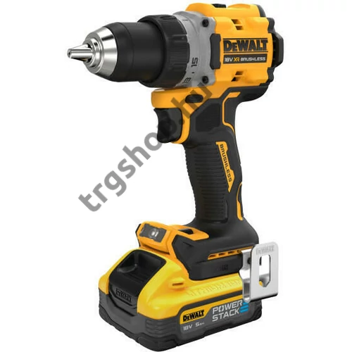 DeWalt 18 V XR fúrócsavarozó, 2 × POWERSTACK 5.0 Ah akkumulátor,  TSTAK