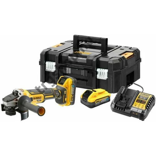 DeWalt 18V XR 125MM POWERSTACK akkus sarokcsiszoló 