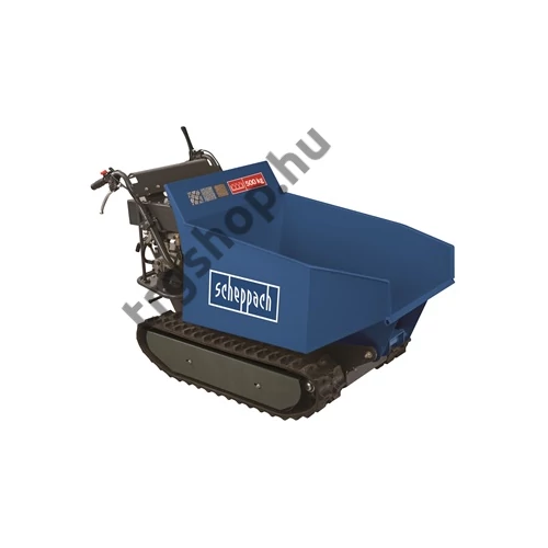 Scheppach DP 5000 - hernyótalpas szállítógép hidraulikus billenéssel és 500 kg-os terheléssel