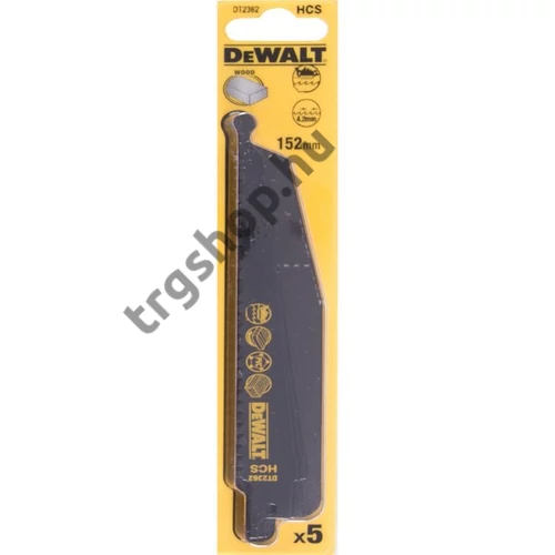 DeWalt kardfûrészlap 152mm 5db/cs
