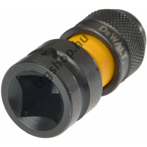 DeWalt DT7508 átalakító adapter, ütvecsavarozóhoz 1/2&quot; négyszögről 1/4&quot; hatlapúra