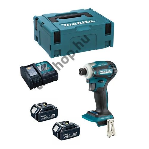 Makita 18V ütvecsavarbehajtó 180Nm 1/4" 2X5,0Ah (DTD172RTJ) 