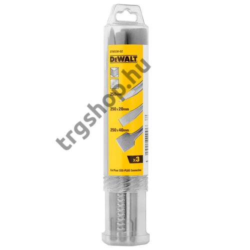DeWalt SDS-Plus vésőkészlet 3db-os 250 mm