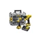 Dewalt Akkus,DCK211D2T 10,8V,XR  Combo Kit - fúrócsavarozó és ütvecsavarozó, 2db 2.0Ah Li-Ion akku, TSTAK