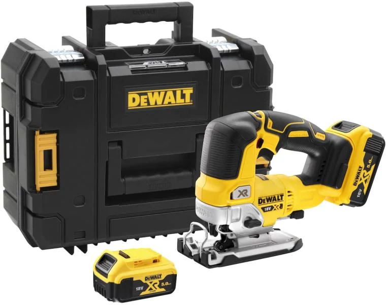 DeWALT akkus dekopírfűrész 18V XR 2x5,0Ah DCS334P2-QW