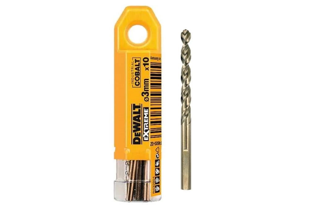 DeWalt 10 db-os HSS E Cobalt 8 mm fém fúrószár készlet (DT4938-QZ)