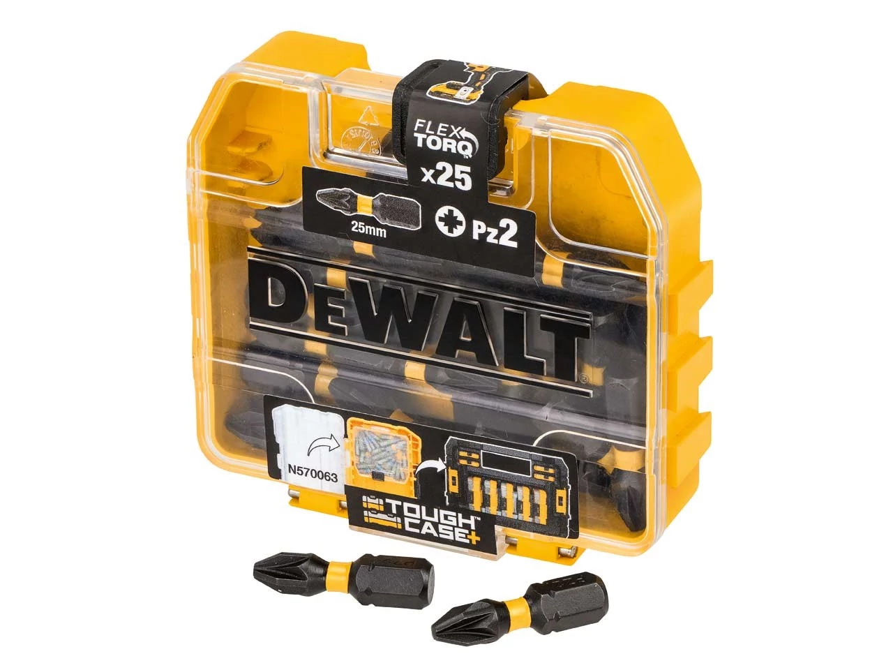 DeWalt DT70556T PZ2 25mm bit 25db FLEXTORQ