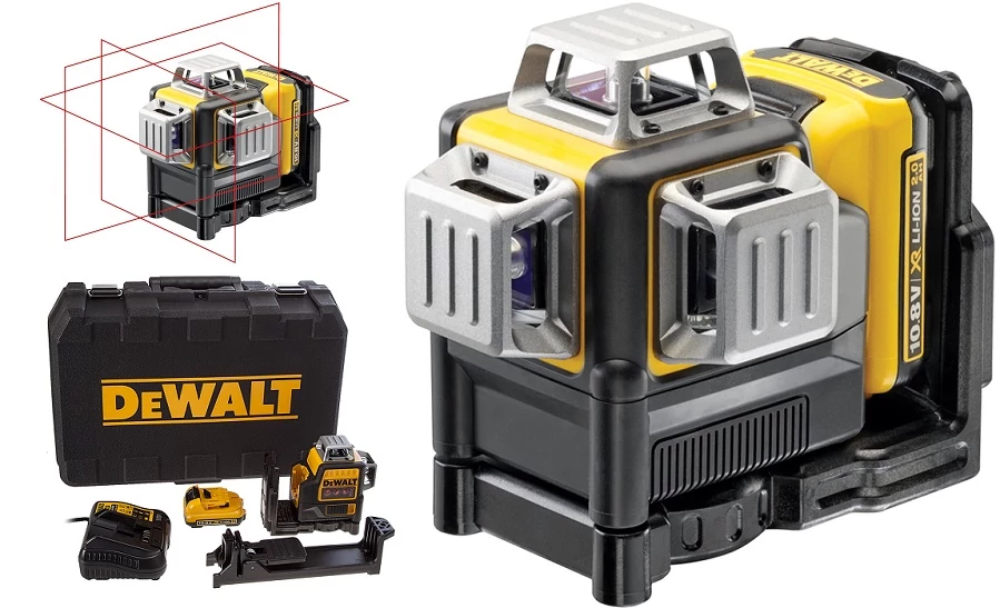 DeWalt 10.8V-OS Vonallézer (piros) DCE089D1R-QW