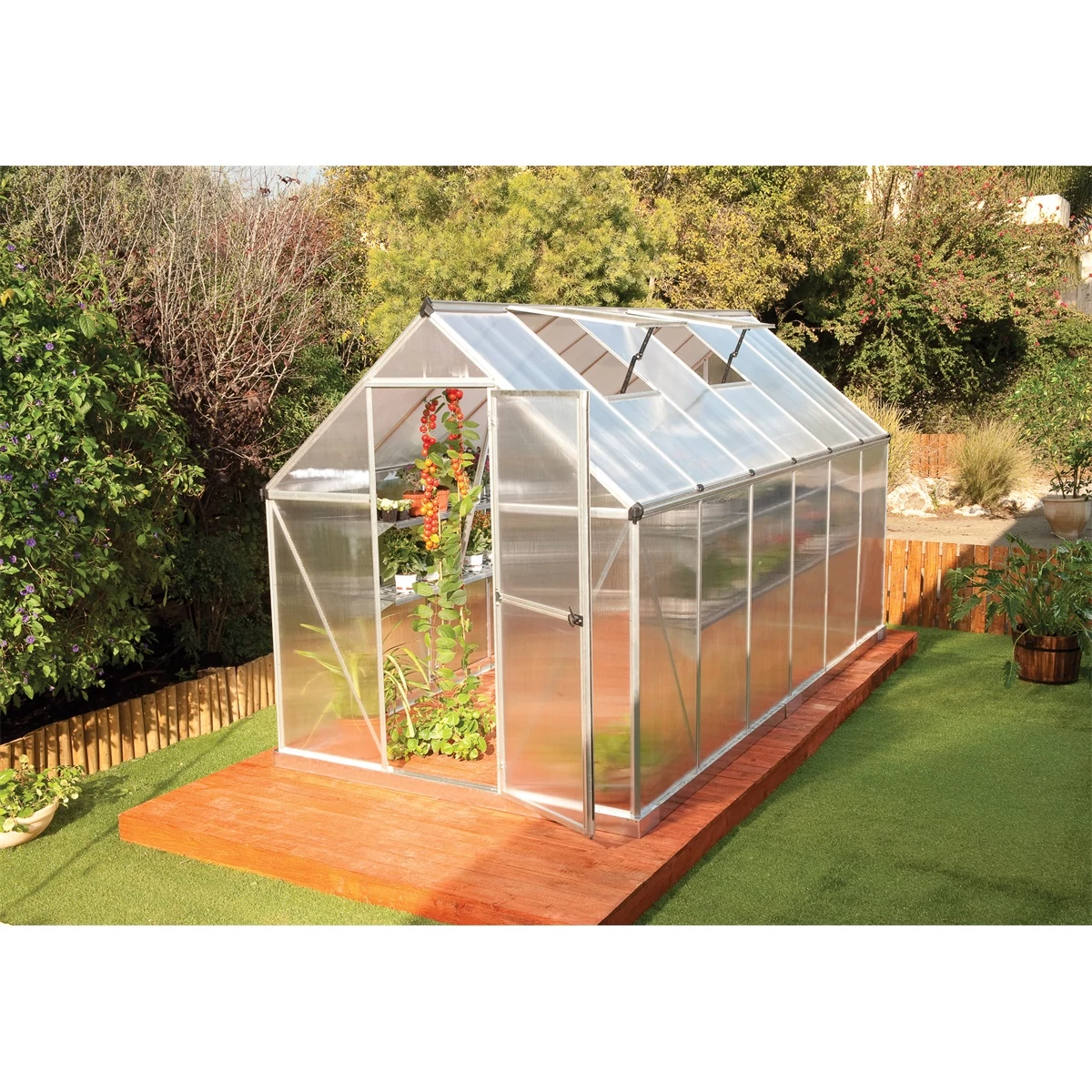 Palram multiline 6x12 - polikarbonát üvegház