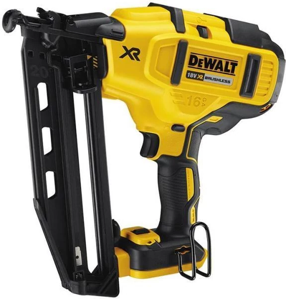 DEWALT 18V Kefe nélküli akkus szegező akku és töltő nélkül DCN660NT