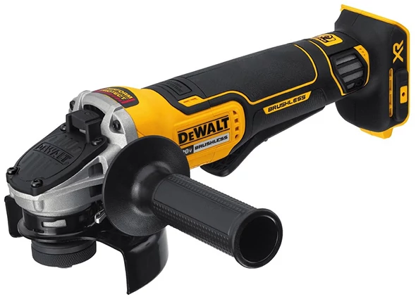DeWalt 18V XR 125mm kefe nélküli sarokcsiszoló, akku és töltő nélkül DCG405N-XJ