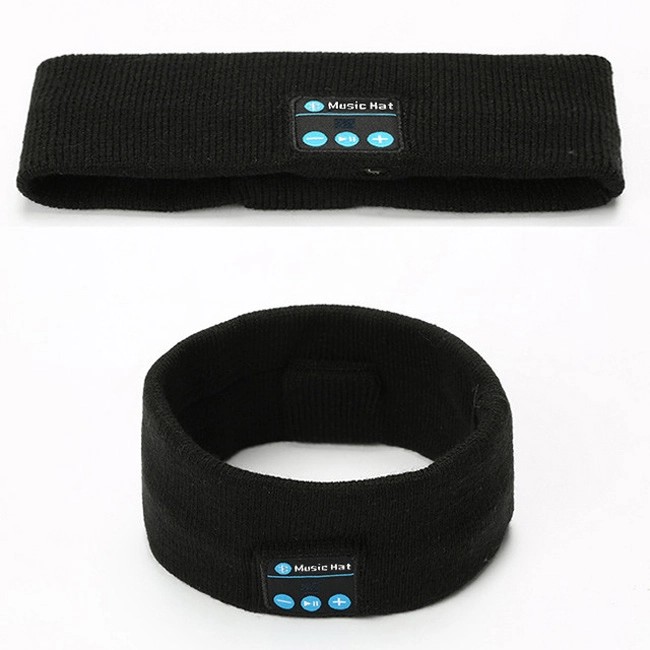 Vezeték nélküli Bluetooth sztereó fejhallgató fejpánt (fekete)
