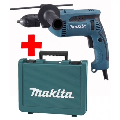 Makita 680W ütvefúró gyorstokmányos+koffer HP1641K