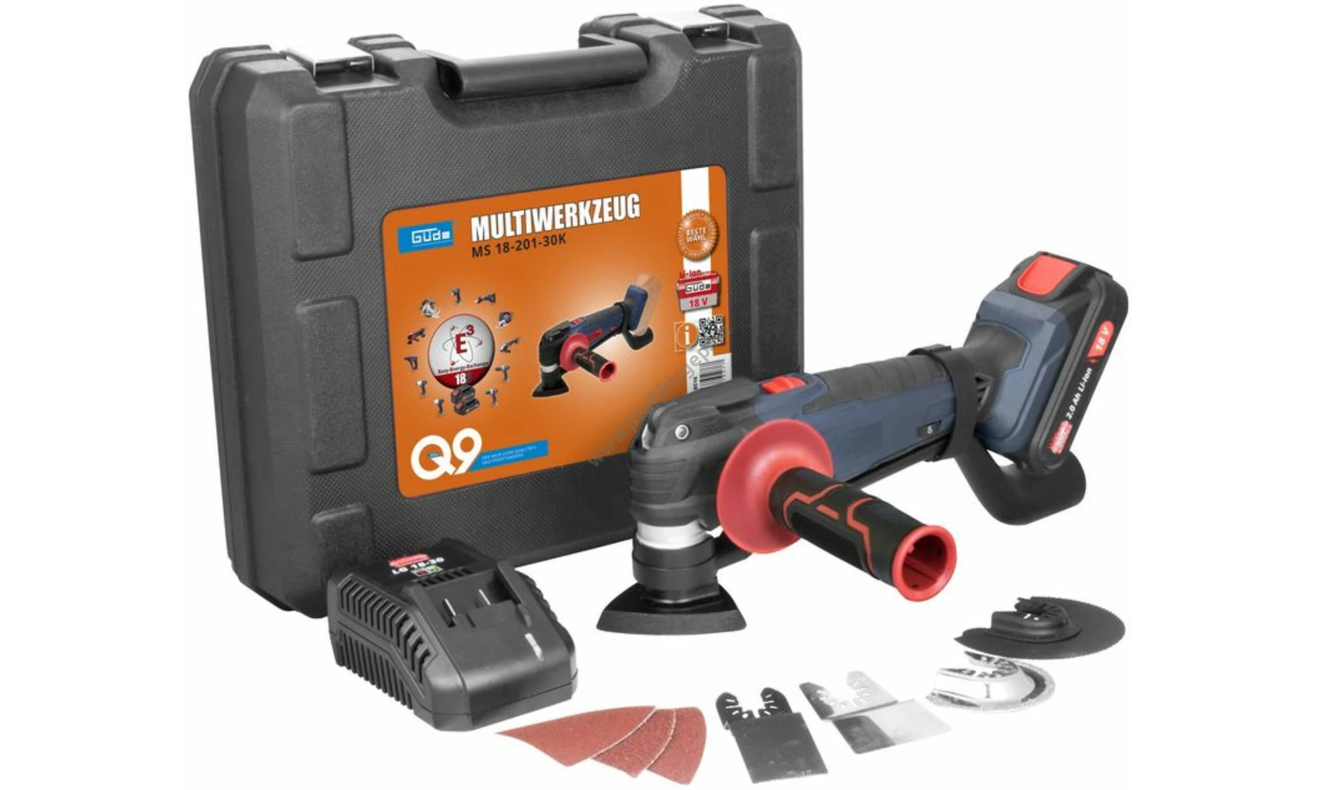 Güde Li-Ion akkumulátoros multigép MW 18-201-30 K