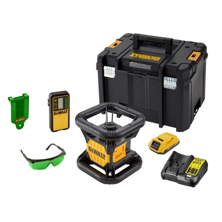 DeWalt zöld sugarú önbeálló forgólézer DCE079D1G-QW