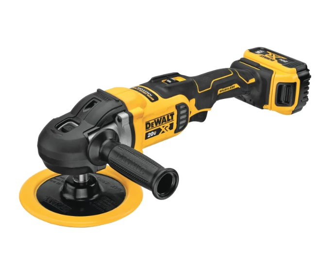 DeWalt szénkefe nélküli rotációs polírozó 125 mm - 180 mm 18V  DCM849P2