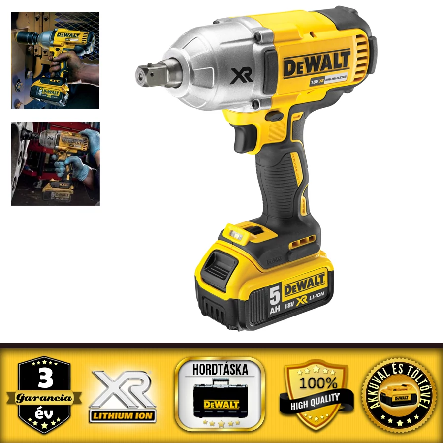 DeWalt DCF899P2-QW 18.0V-OS XR kefe nélküli nagynyomatékú(950Nm) ütvecsavarozó