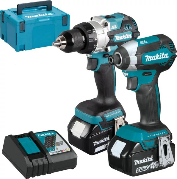 Makita akkus gépszett DDF486Z+DTD153Z Li-ion LXT (18V/2x5,0Ah) Makpac DLX2432TJ